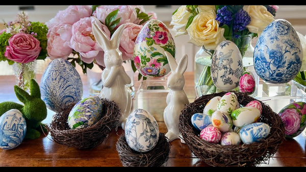 CLASS DECOUPAGE EGG